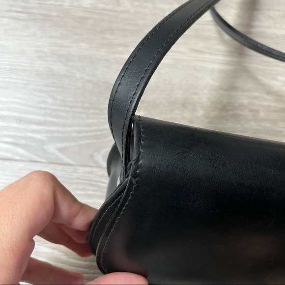 Sandra Firenze Genuine Leather Mini Crossbody Bag Hand Made in Florence Italy - Picture 3 of 11